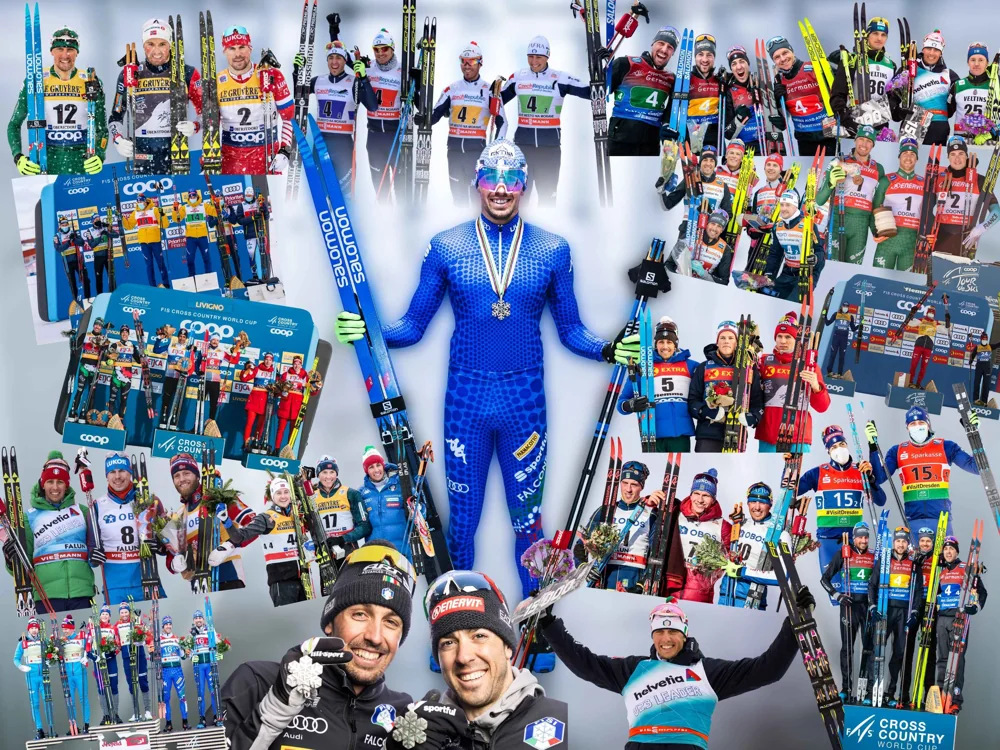 Francesco De Fabiani, a collage of career highlights